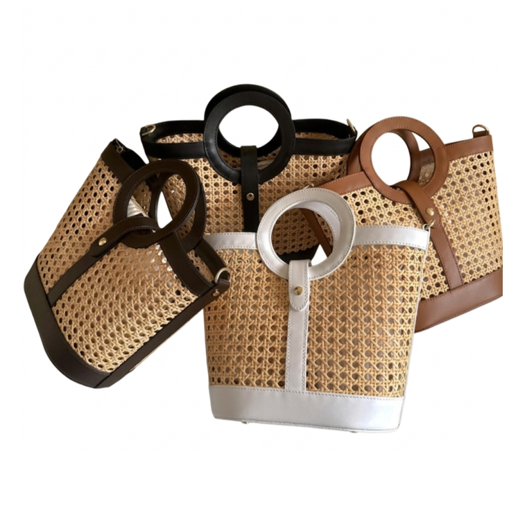 Positano - Rattan Basket Bag