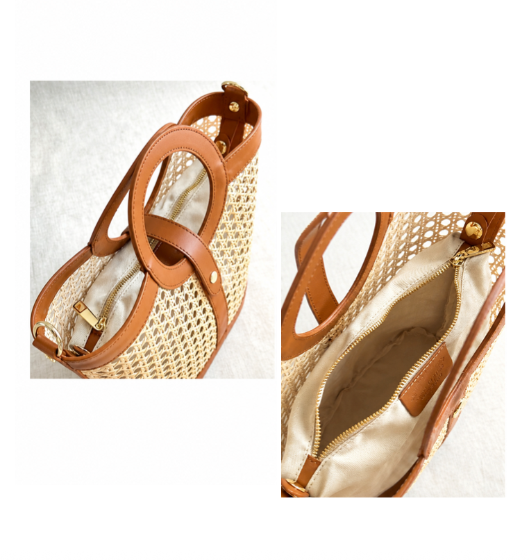 Positano - Rattan Basket Bag