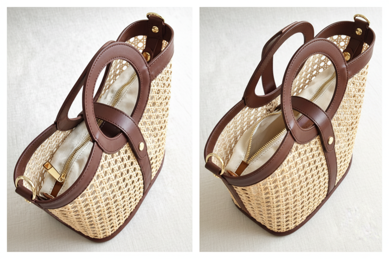 Positano - Rattan Basket Bag