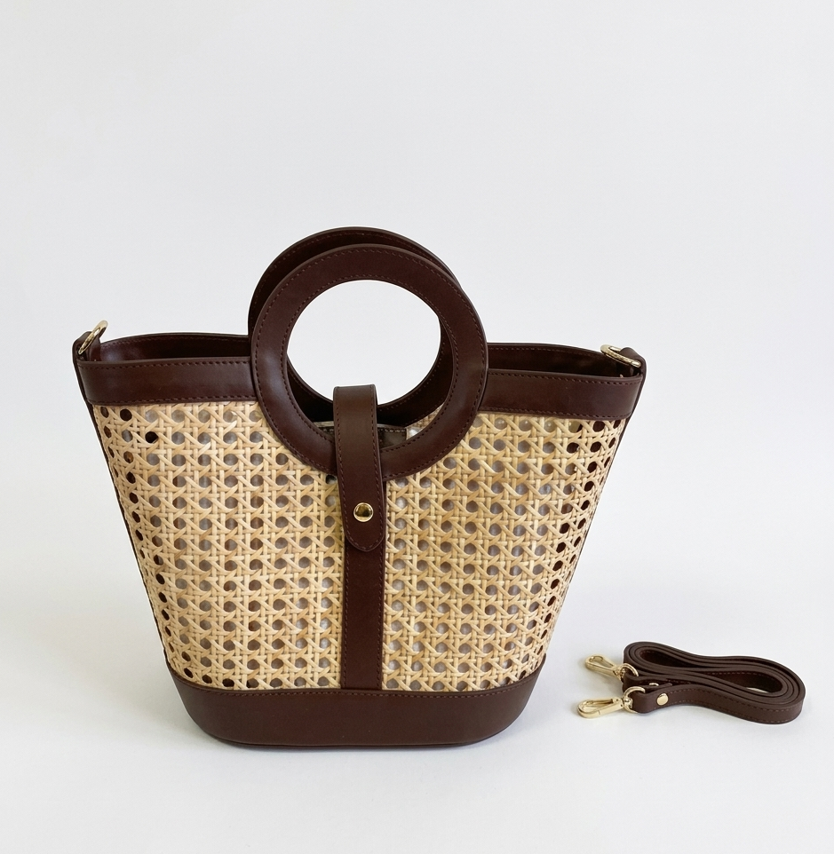 Positano - Rattan Basket Bag