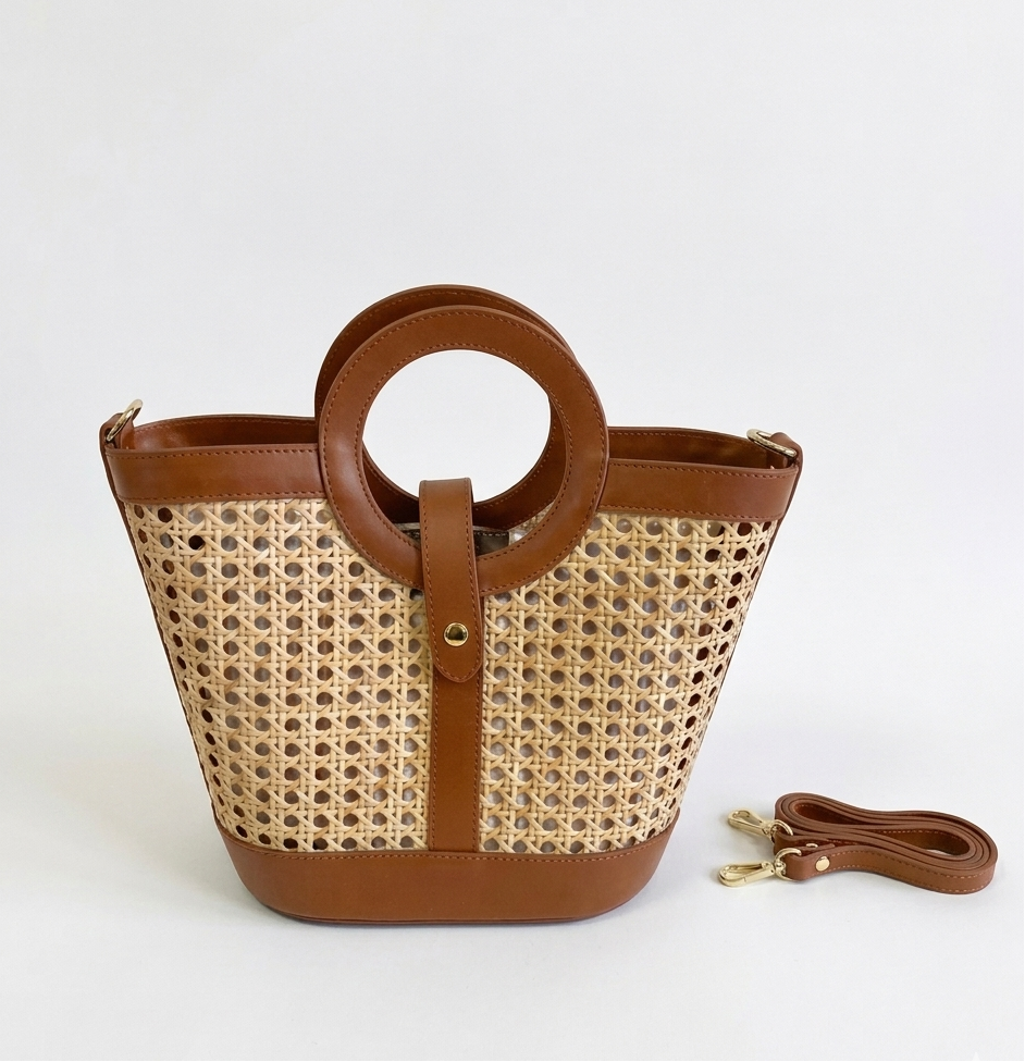 Positano - Rattan Basket Bag